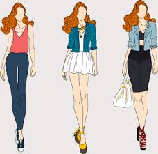 The complicated process of producing cartoons just became an easy task. Fashion Models Hand Drawing Vector Free Vector In Encapsulated Postscript Eps Eps Vector Illustration Graphic Art Design Format Format For Free Download 622 98kb