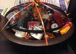 12 get a fire pit. Lessons From My Daughter Fire Pit Gift Basket Gift Baskets Themed Gift Baskets