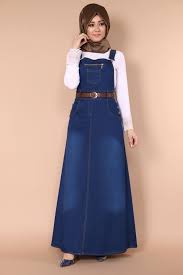 Onu Fermuar Detay Kot Jile Msw8558 Muslimah Fashion Casual Denim Fashion Jean Dress Outfits