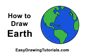 Make the circle for jupiter bigger than all of the rest since it's the biggest planet, and make the circle for mercury smaller than the rest since it's the smallest planet. How To Draw Earth Video Step By Step Pictures