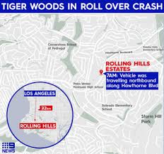 It occurred at the border of rolling hills estates and rancho palos verdes. Tiger Woods Crash Emergency Call Audio Released Golf Star Suffers Serious Leg Injuries In Los Angeles Crash
