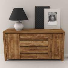 Die individuell gemaserte oberfläche wird nie langweilig. Wildeiche Sideboard Rameira Massiv Geolt Pharao24 De