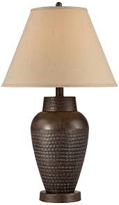 Auburn Hammered Bronze Table Lamp V4294 Lamps Plus Modern Table Lamp Rustic Table Lamps Bronze Table Lamp