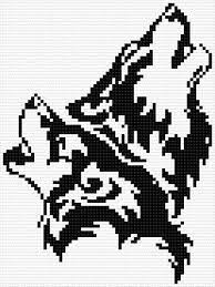 This pattern is in full stitches only. Ann Logan 10 Free Patterns Online Wolves 4021