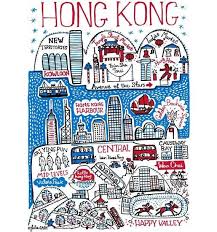 Hong Kong Art Print By Julia Gash Etsy In 2020 Hong Kong Art Hong Kong Art Prints