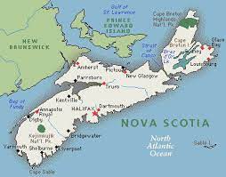 Canada is one of nearly 200 countries illustrated on our blue ocean laminated map of the world. Nova Scotia Map Google Map Of Nova Scotia Canada