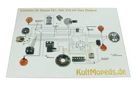 Schaltplan Pas Fur Simson S51 S50 S70 Vape Zundung Kabelplan A3 Kultmopeds Ebay