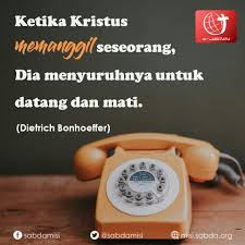 Kristus Memanggil Dietrich Bonhoeffer Sabdamisi Sabda Ylsa Dietrich Bonhoeffer Kristus