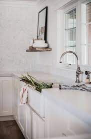 White Concrete Countertops In White Farmhouse Kitchen Boxwoodavenue Com White Concrete Countertops Concrete Countertops Kitchen Kitchen Remodel Countertops