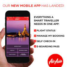 Just scan the barcode at the airport kiosk to print health: Airasia Unveils New Mobile App Absolute Thai