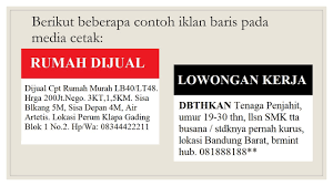 Rumah, apartemen, ruko, tanah, gudang dijual maupun disewakan di indonesia: Tema 9 Kelas 5sd Iklan Baris Kolom Youtube