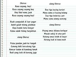 Anda tak mengetahui judul lagu, tapi mengetahui nama penyanyi. Isu Lagu Rasa Sayang Hey 24