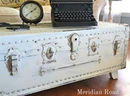 Add Legs To An Old Trunk To Make A Coffee Table Trunk Redo Coffee Table Trunk Decor