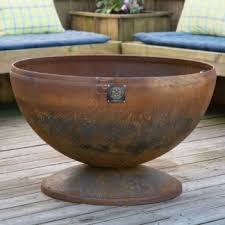 Find the perfect outdoor fire pit for your space in the collection of fire rings, fire bowls, fire pit tables, outdoor chimineas slate, ceramic or marble tiles are common decorative accents for fire pits. Custom Fire Pits Custom Firepits For Sale Fire Pits That Last Forever