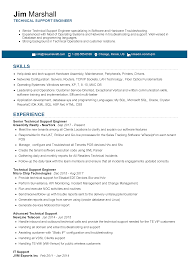 Technical Support Engineer Resume Sample Pdf Download