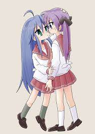 Kagami and Konata [Lucky Star] : r/wholesomeyuri