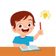 Happy Cute Kid Boy Study Hard Think In 2020 Kids Clipart Free Cute Kids Happy Kids