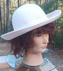 Vintage Miss Bierner Straw Hat Red