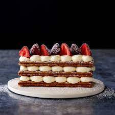 Strawberries And Cream Mille Feuille Recipe On Food52 Recipe French Dessert Recipes Desserts French Desserts