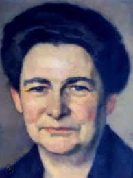 Eugen Spiro: PORTRAIT OF CLARA EISNER inscribed to her father, Felix  Benjamin