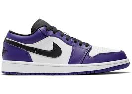 Jordan 1 Low Court Purple White 553558500 Size 7 5 8 8 5 9 10 10 Original Grail