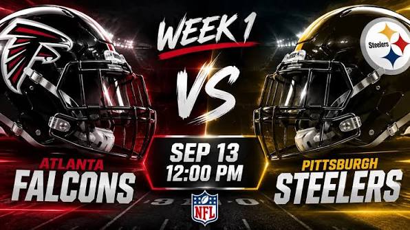 SCHEDULE LEAK: The Pittsburgh Steelers will open the season at home against  the Atlanta Falcons in Week 1. The game is scheduled for Sunday, Sept. 13 at  1:00 p.m. EST. Will you