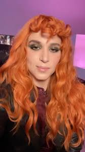 Karaoke birthday for @danicecabanela who loves RuPaul’s Drag Race?  Purrrrfect time to bring out this wild orange number. First time wearing it  out because hair this long has never been my thing. 😆 How ...