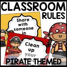 I especially like the p.i.r.a.t.e. Classroom Rules Pirate Themed Classroom Decor Tpt