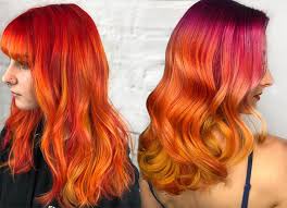 Colors that are similar to red are rose red and red orange. 59 Fiery Orange Hair Color Shades Orange Hair Dyeing Tips Glowsly