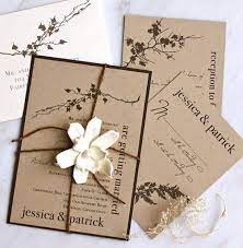 Rustic Chic Invitation Weddingbells Undangan Pernikahan Kartu Pernikahan Hari Perkawinan