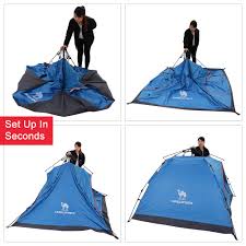 1 x camping tent, 1 x carry bag. Camel 2 3 Person Camping Tent Automatic Instant Pop Up 3 Season Dome Tent Anti Uv Backpacking Tents For Hiking Travel Picnic Beach Outdoor Family Camping Tents