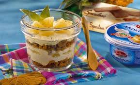 Recette Tiramisu Ananas Speculoos Tiramisu Aux Fruits Tiramisu Aux Fruits Jaunes Galbani