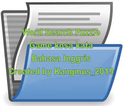 Game Kosa Kata Word Search Puzzle Tentang Profession Job Bahasa Inggris Smp Mts