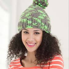 Electric Color Hat Pattern (Knit)