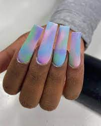 Jahariamaru On Instagram Pastel Tie Dye Atlnailtech Blacknailtech Nails Nailsofinstagram Nail Tie Dye Nails Colored Acrylic Nails Pink Acrylic Nails