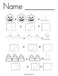 On this page you will find halloween math worksheets on a variety of topics including halloween multiplication division addition and subtraction. Halloween Math Coloring Page Twisty Noodle