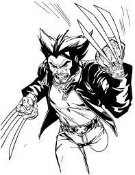 Wolverine Coloring Pages Wolverine Wolverine Cartoon Coloring Pages
