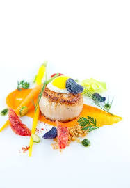 Scallops Carrots Food Gourmet Recipes Food Plating
