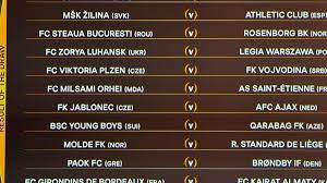 Follow your favourite club and get a personalised experience with all the latest results, news and videos. Uefa Europa League Play Off Draw Results Uefa Europa League Uefa Com