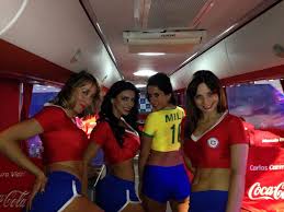 Wallpaper chile campeón copa america centenario. Feria Del Transporte La Guapa Jocelyn Medina Trabajando En El Bus De Seleccion Chilena Por Fortaleza Tranciudad