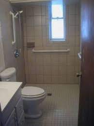 The ada doesn't require a minimum size for the bathroom, but rather a minimum floor clearance so wheelchairs can turn a radius of 60 inches. The Pictures Below Are A Display Of What We Can Do To Make Your Home Or Business Ada Compliant Barrier Free Handicap Bathroom Accessible Bathroom Handicap Bathroom Design