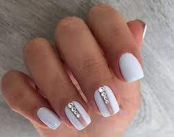 The color is milkier white and not ready tactic to prevent smears around the cuticle, there are many ideas online about what works. Nails In White Gel A Range Of Ideas To Adopt A Very Chic Winter Nail Art Women Style Tips White Gel Nails Elegant Nail Designs Elegant Nails