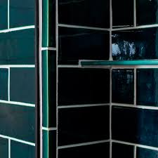 Porcelain floor & wall tile; Ceramic Edge Trim V Cap Mercury Mosaics For Tiles Outside Corner