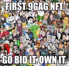 9gag Puts Its First Nft On Sale Bidding Has Already Started Cointribune