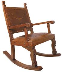If you want a handcrafted wooden chair that offers excellent comfort, a. Tooled Leather Rocking Chair Western Passion