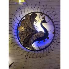 From setting the aesthetic of a room to showcasing your own personal taste, wall art offers a way to incorporate yourself into your home decor. Designer Led Iron Peacock Wall Hanging For Home Decor Id 21972914233