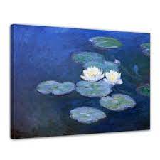 The paintings depict monet's flower garden in his home in giverny, normandy. Leinwandbild Claude Monet Seerosen Kaufland De