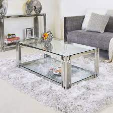 Play around with this set of nesting coffee tables: Global International Modern Stainless Steel Coffee Tables Id 21364098291