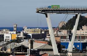 A rainbow shines over the new san giorgio bridge in genoa, italy, monday, aug. Italy Benettons Reach Deal After Genoa Bridge Collapse