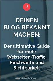 Spoiler Du Musst Deinen Blog Bekannt Machen Und Webseiten Traffic Reichweite Und Sichtbarkeit Gewinnen Wenn Du Mit Deinem B Blog Blog Geld Verdienen Bloggen